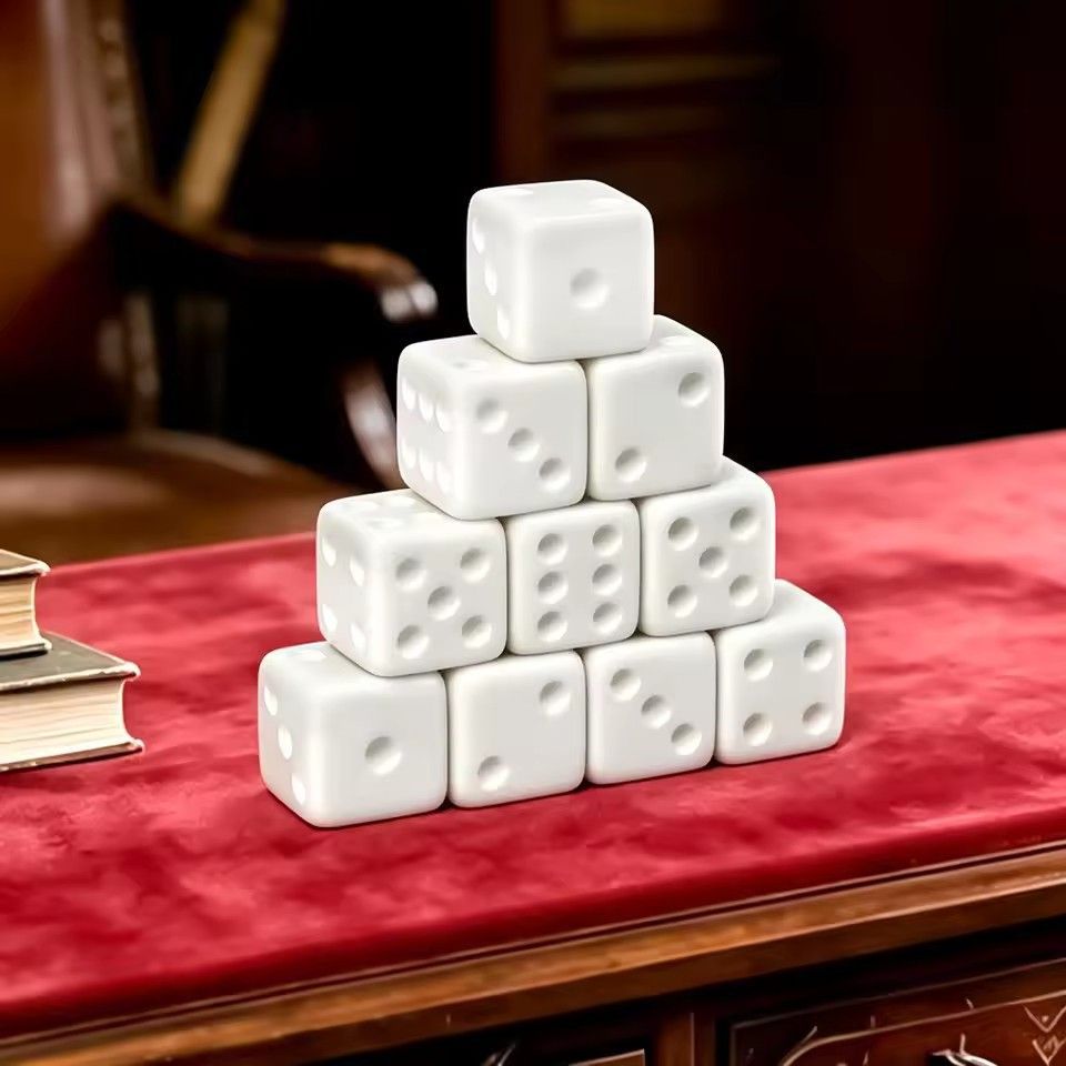 Puzzle Blank White - 10 pièces/ensemble de dés blancs vierges