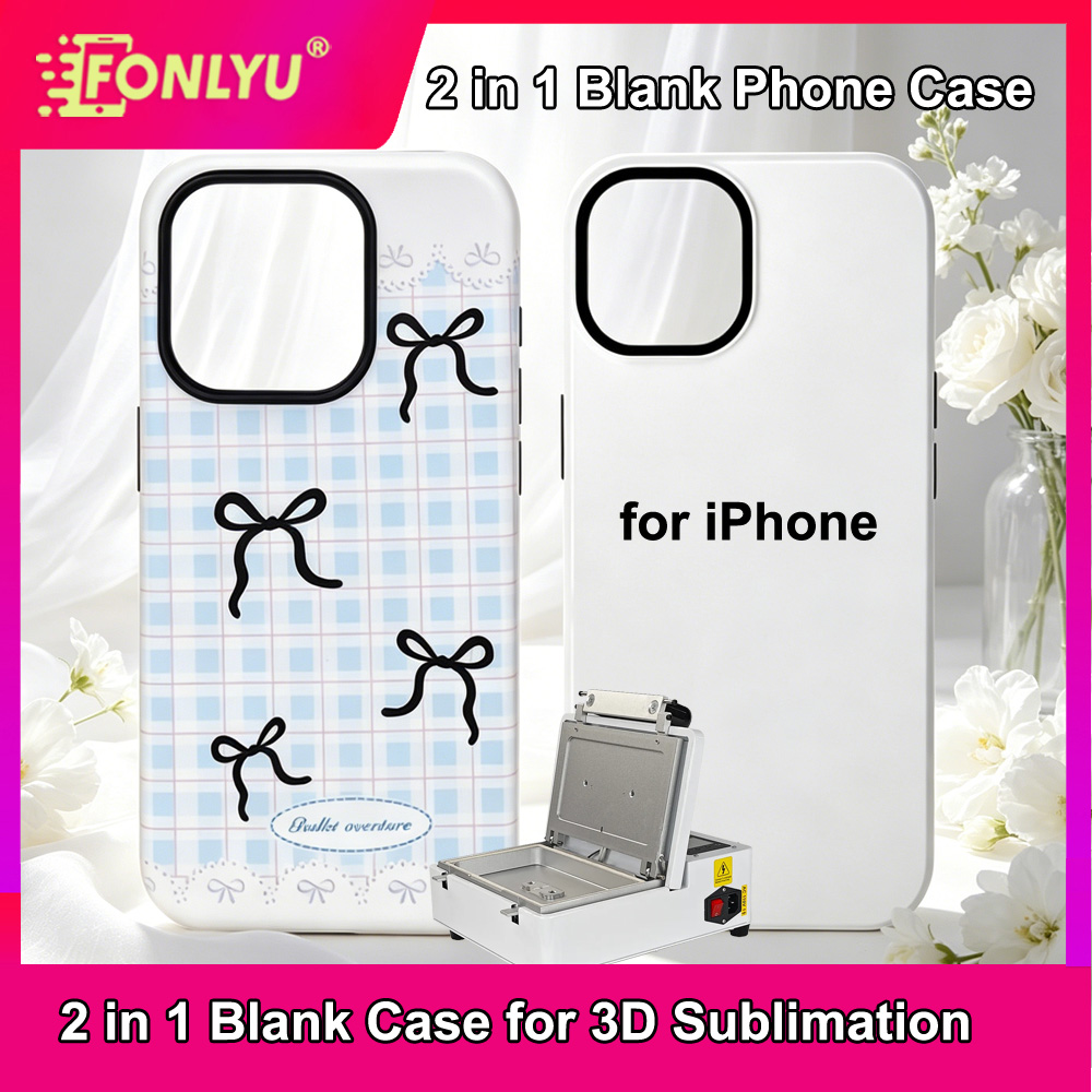 Phone Case Blank Print - FONLYU Coques de téléphone vierges 2-en-1