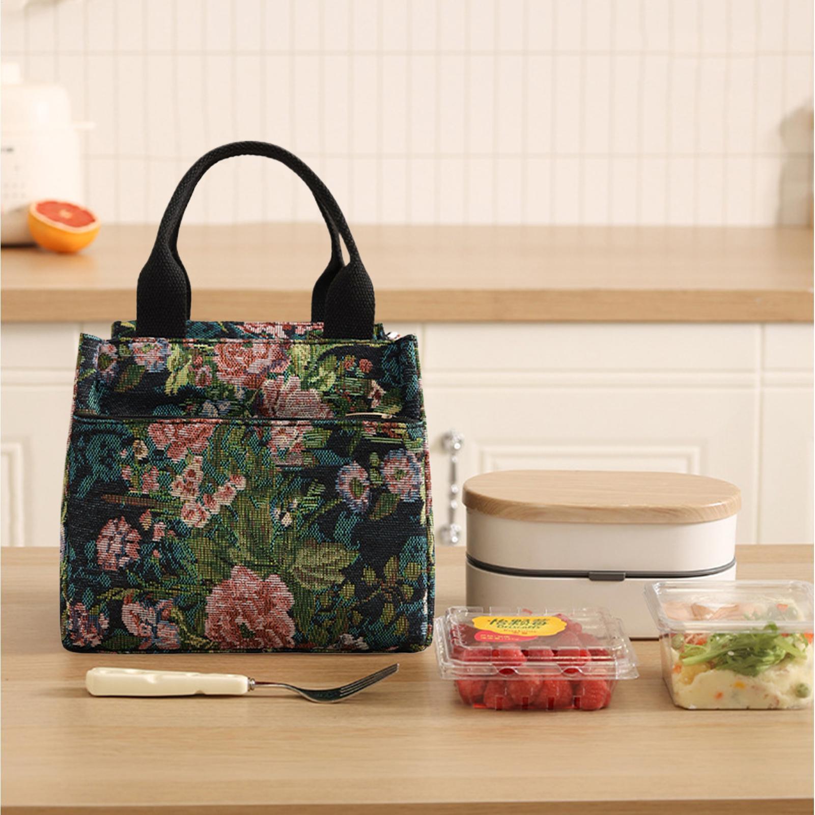 Sac à déjeuner isolé fleur sup - Tote Bag Sublimation avis et prix