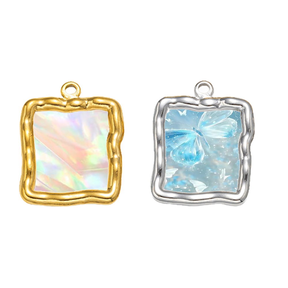 Pendentifs ronds en forme de c - Metal Photo Panel avis et prix