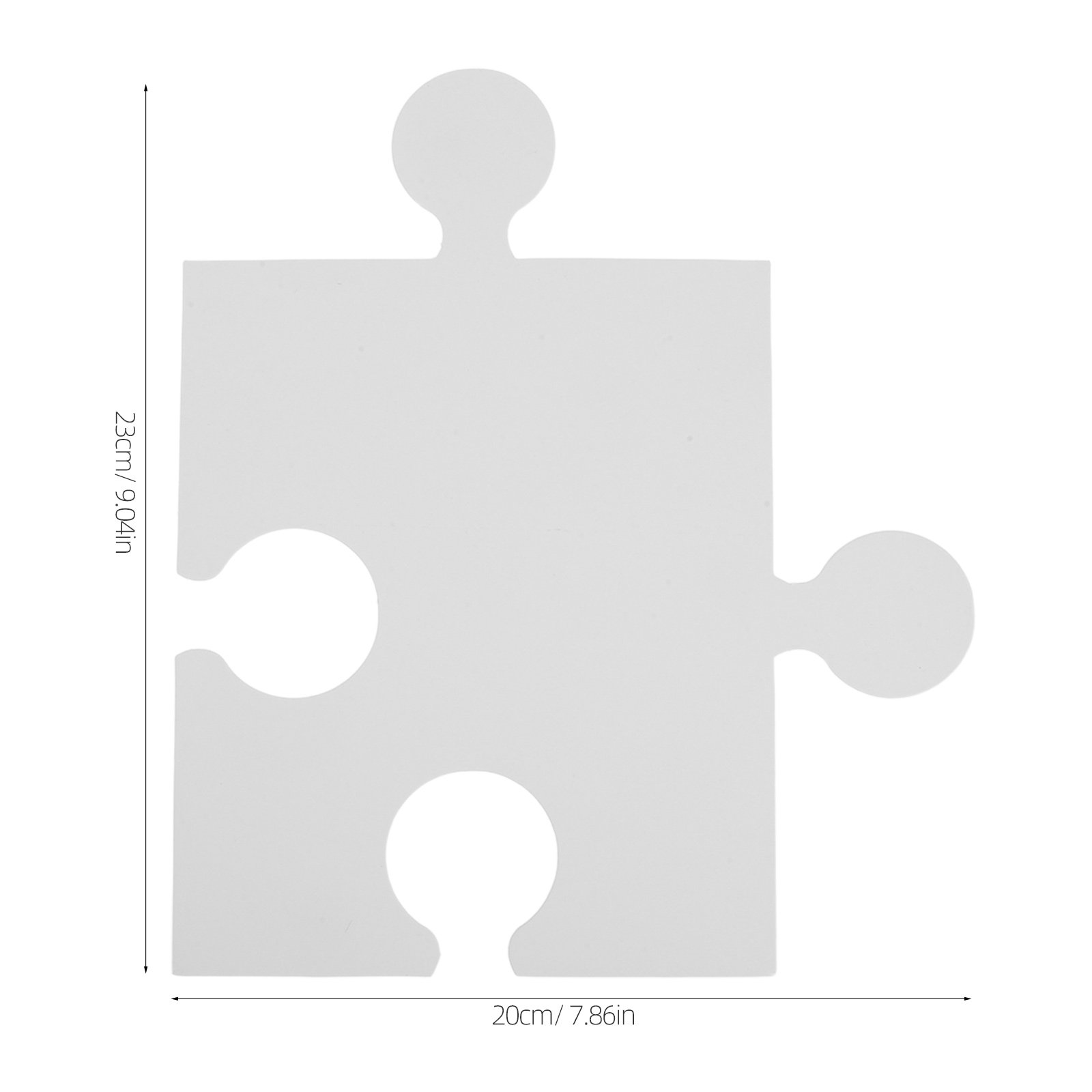 60 pièces de puzzle vierges en - Puzzle Blank White avis et prix