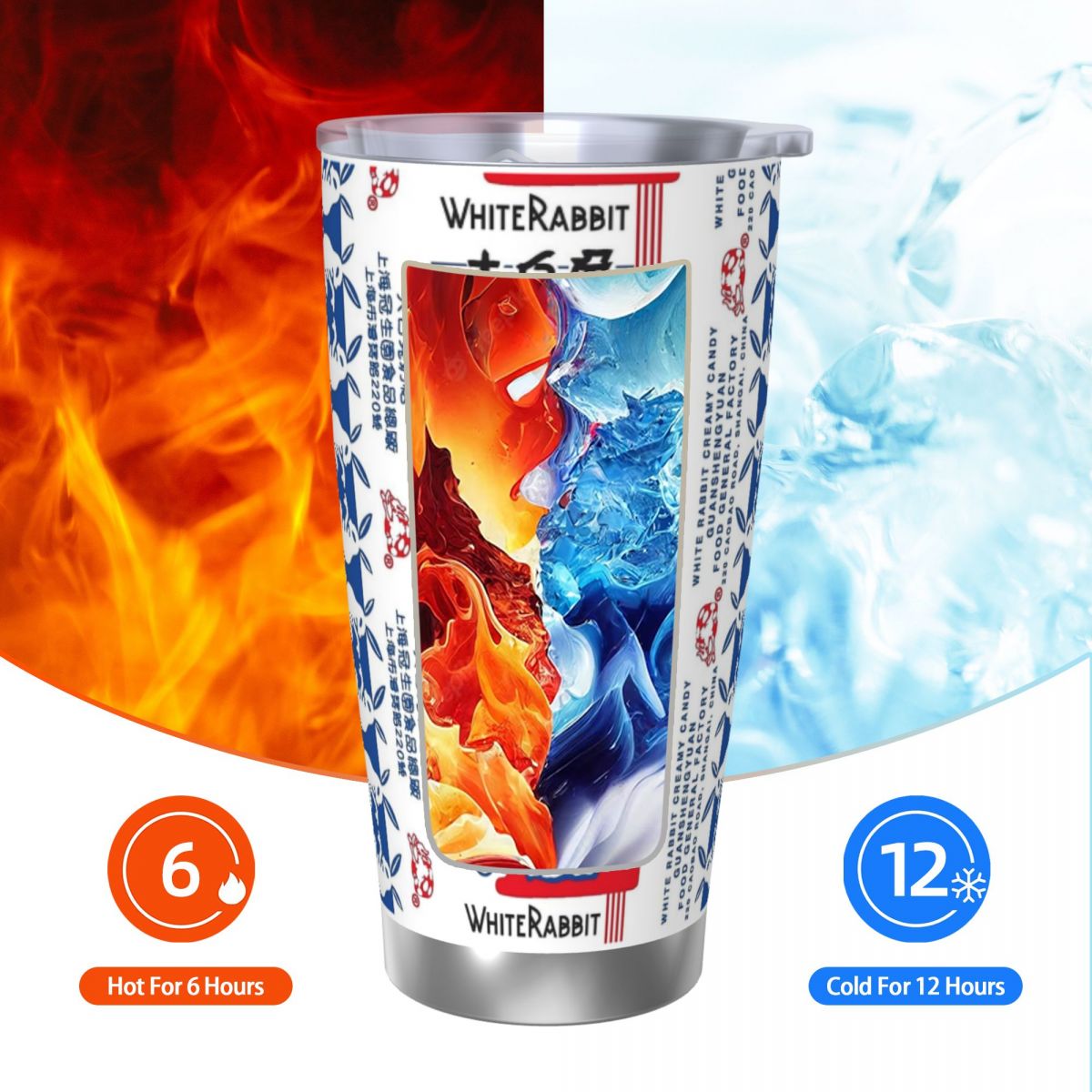 Gobelet en acier inoxydable po - Tumbler 20Oz White avis et prix