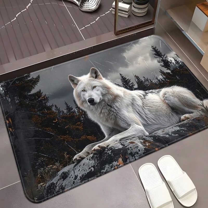 Tapis d'entrée antidérapant mo - Puzzle Blank White avis et prix