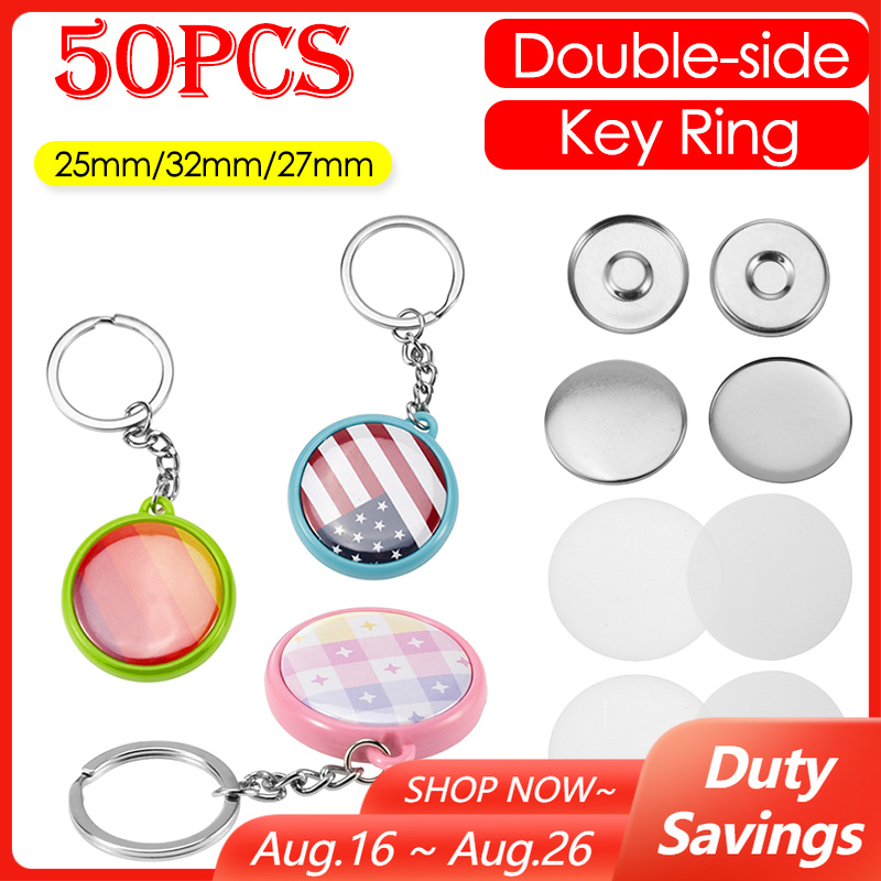 Lot de 50 pièces de composants - Button Badge Blank avis et prix