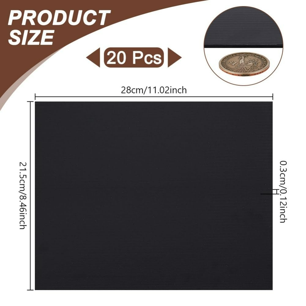 20 feuilles de plastique ondul - Yard Sign Blank avis et prix