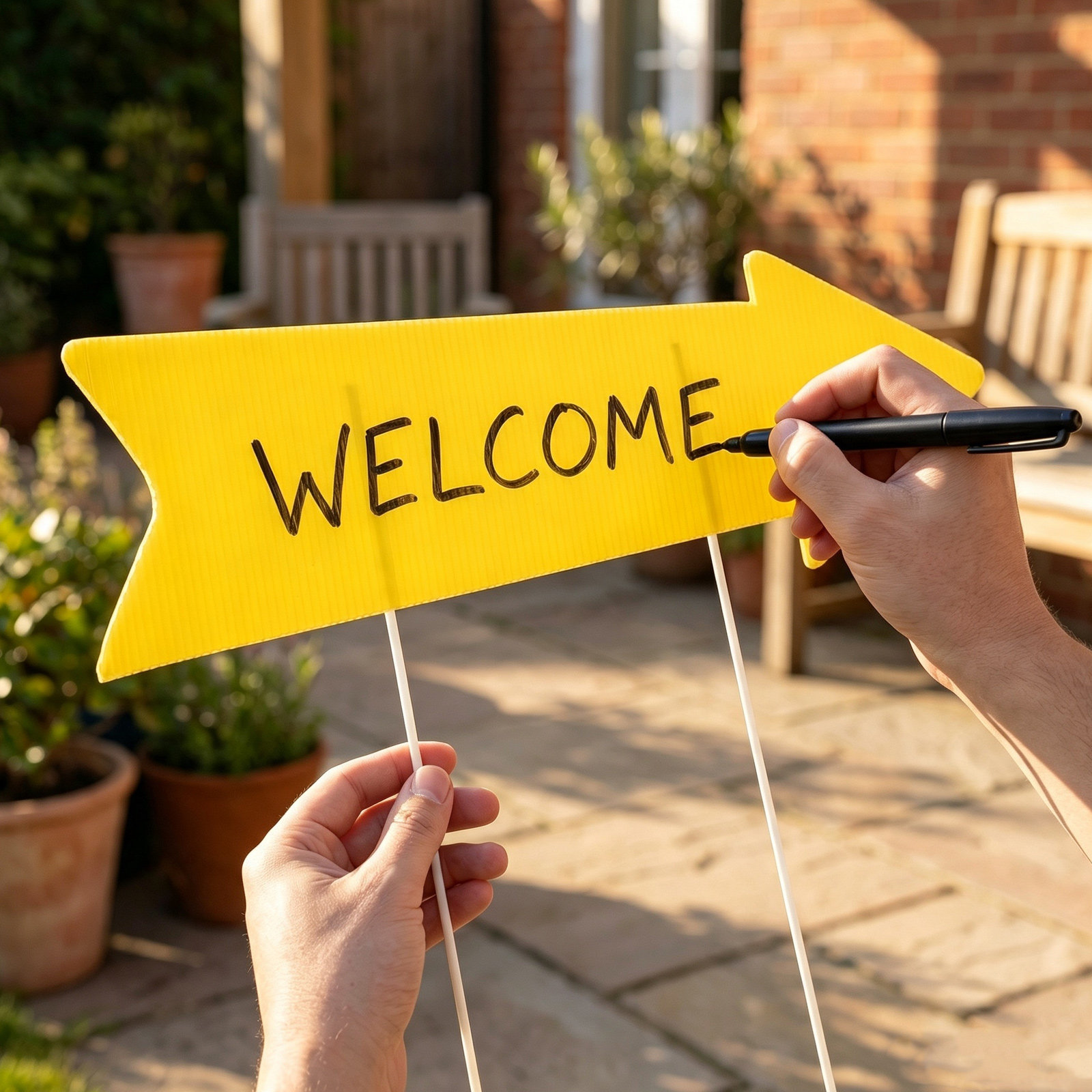 10 Piques de signalisation dir - Yard Sign Blank avis et prix