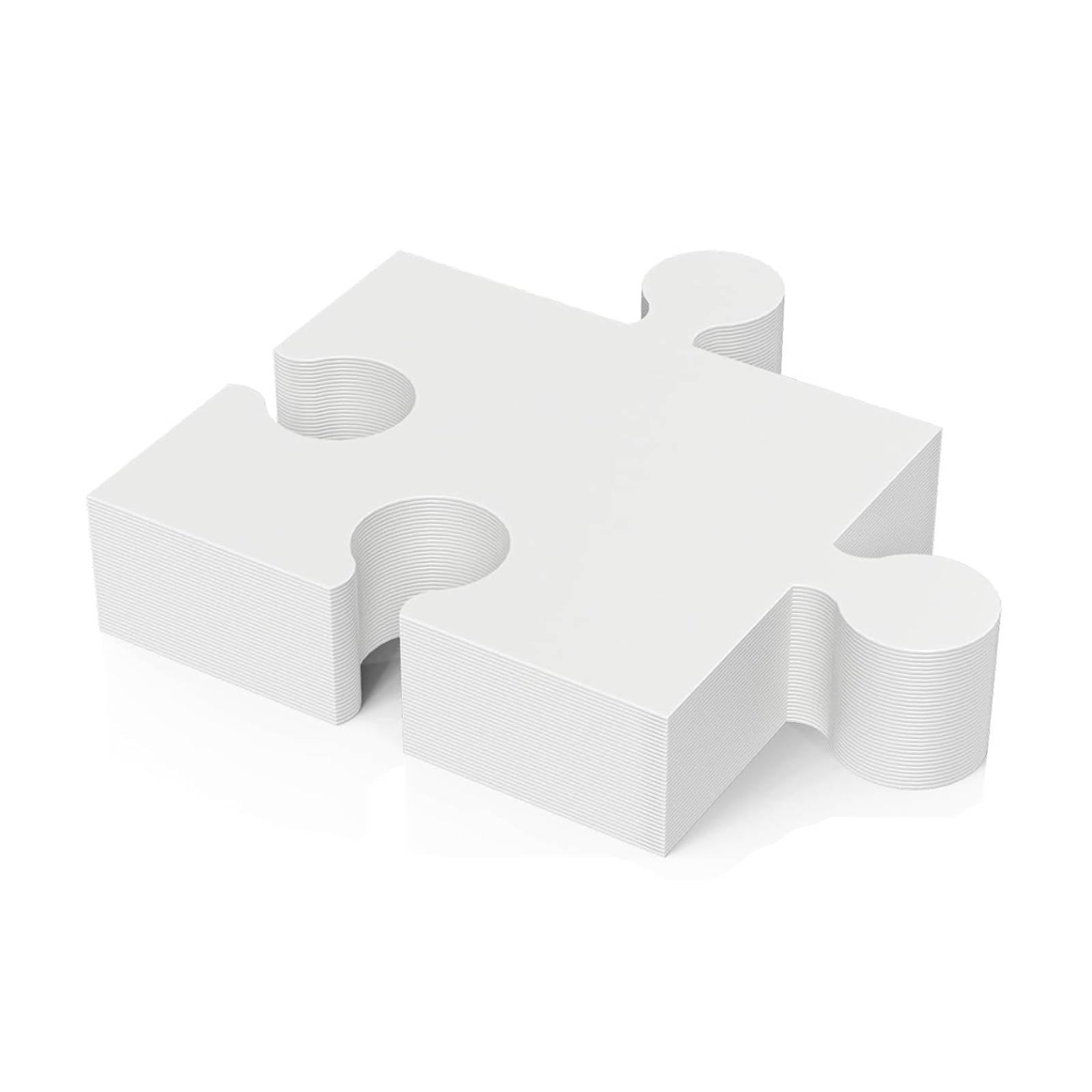 30 Pièces de puzzle à peindre  - Puzzle Blank White avis et prix